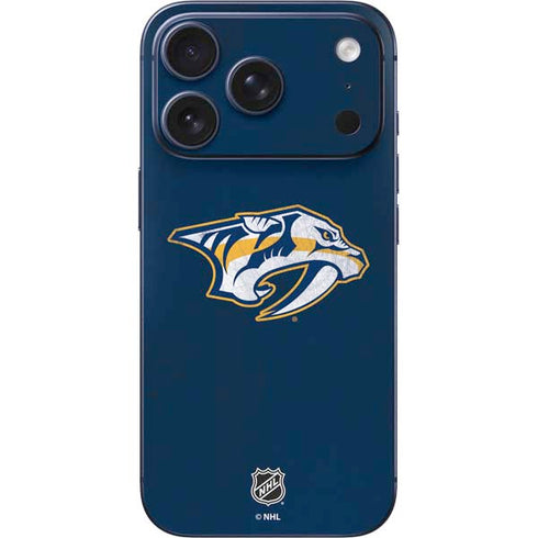NHL Nashville Predators Distressed iPhone 17 Pro Max Skin