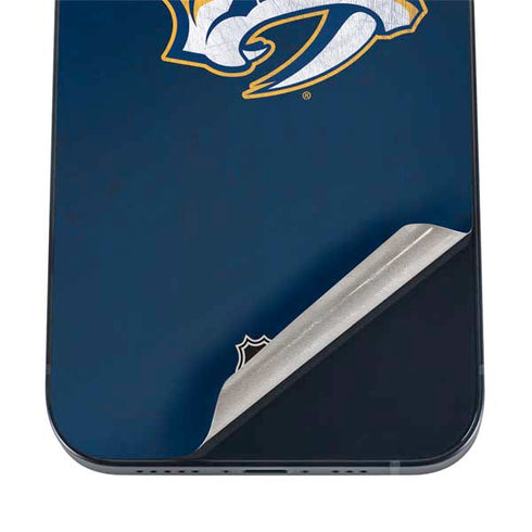 NHL Nashville Predators Distressed iPhone 17 Pro Skin