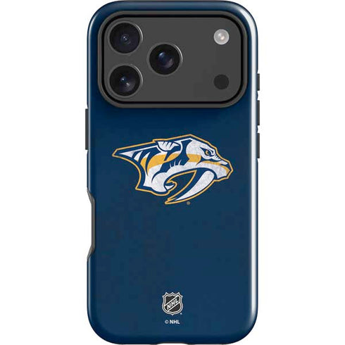 NHL Nashville Predators Distressed iPhone 18 Pro Impact Case
