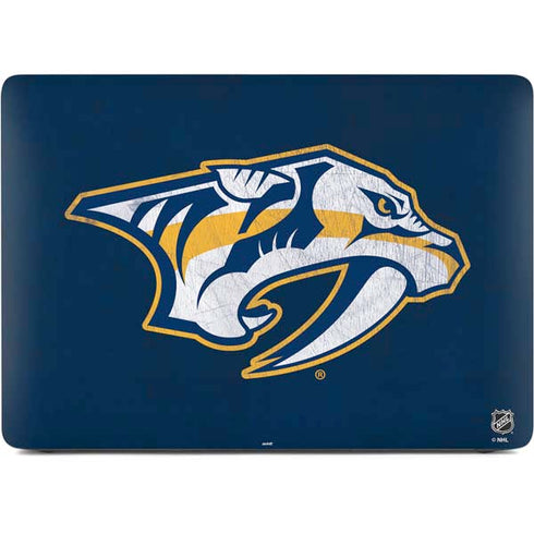 NHL Nashville Predators Distressed Apple MacBook Air Skin