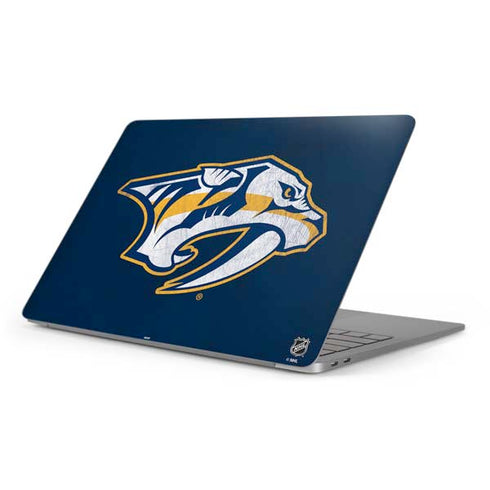 NHL Nashville Predators Distressed Apple MacBook Pro 16-inch Skin