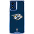 NHL Nashville Predators Distressed Moto G 5G (2024) Clear Case