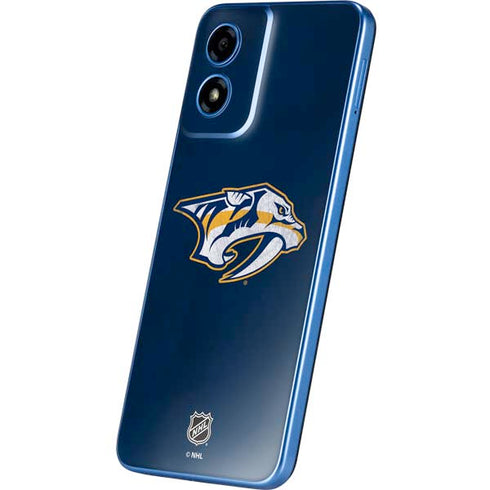 NHL Nashville Predators Distressed Moto G Play 4G (2024) Skin
