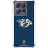 NHL Nashville Predators Distressed Moto G Stylus 5G (2025) Clear Case