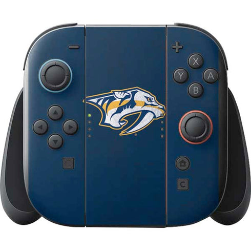 NHL Nashville Predators Distressed Nintendo Switch 2 (2025) with Joy-Con Skin