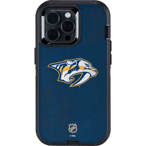 NHL Nashville Predators Distressed Otterbox Defender iPhone Skin