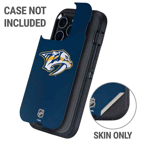NHL Nashville Predators Distressed Otterbox Defender iPhone Skin