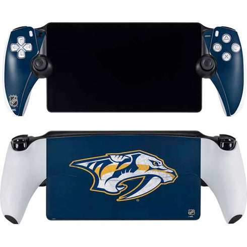 NHL Nashville Predators Distressed PlayStation Portal Remote Player Skin