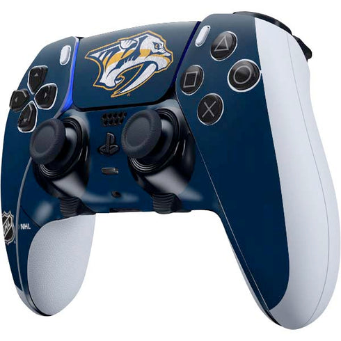 NHL Nashville Predators Distressed PS5 DualSense Edge Pro Controller Skin