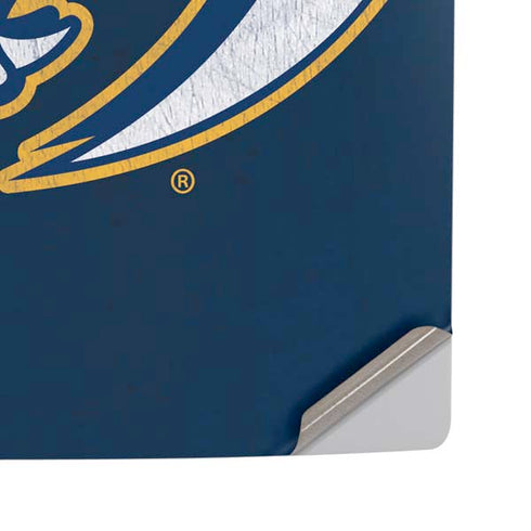 NHL Nashville Predators Distressed PS5 Pro Disk Console Skin