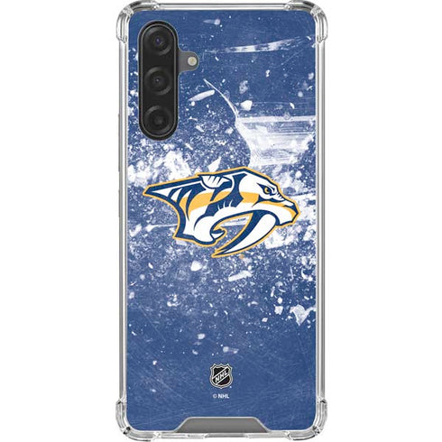 NHL Nashville Predators Frozen Galaxy A17 Clear Case