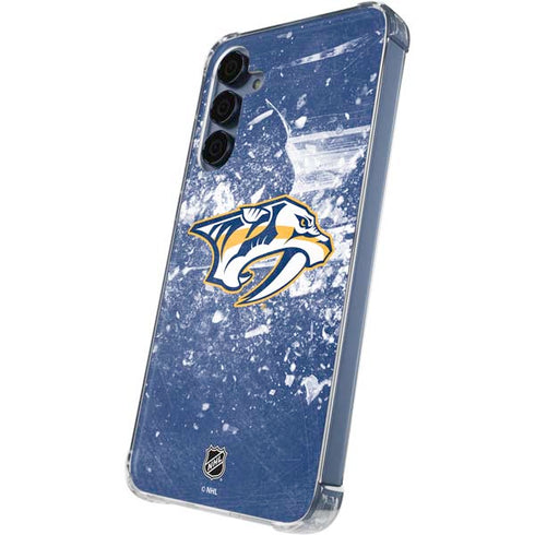 NHL Nashville Predators Frozen Galaxy A55 5G Clear Case