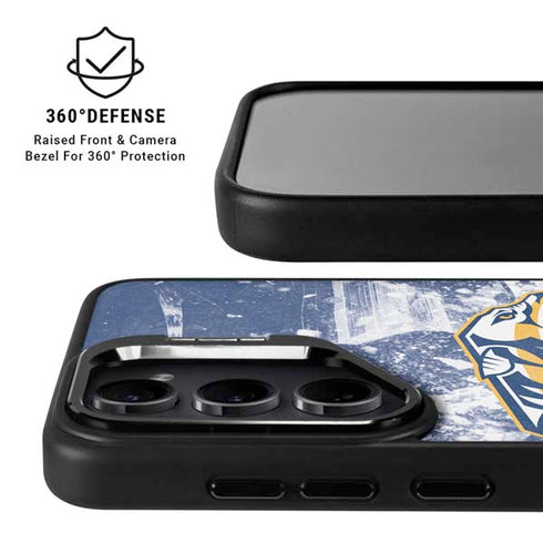 NHL Nashville Predators Frozen Galaxy S25 Kickstand Case