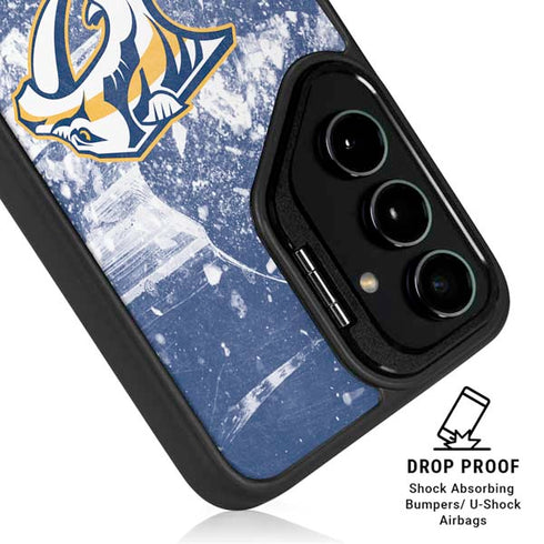 NHL Nashville Predators Frozen Galaxy S25 Kickstand Case