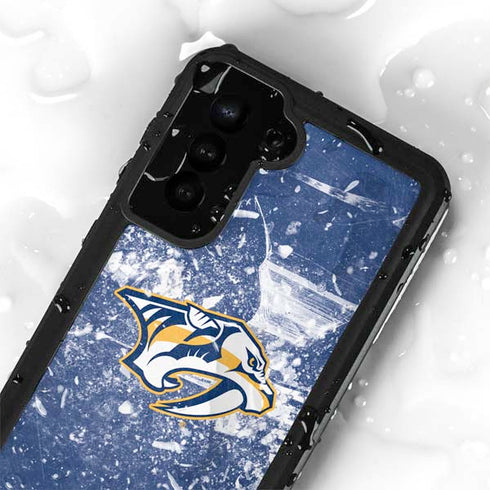 NHL Nashville Predators Frozen Galaxy S24 Plus Waterproof Case
