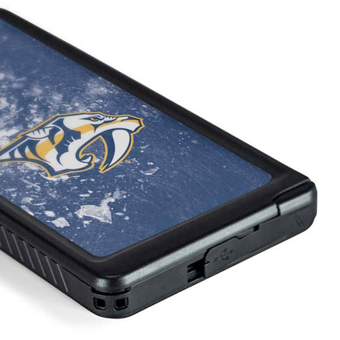 NHL Nashville Predators Frozen Galaxy S24 Ultra Waterproof Case