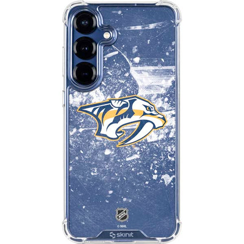 NHL Nashville Predators Frozen Galaxy S25 FE Clear Case