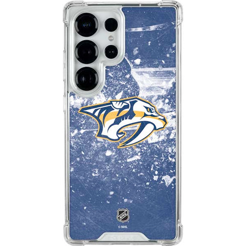 NHL Nashville Predators Frozen Galaxy S25 Ultra Clear Case