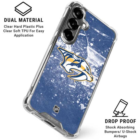 NHL Nashville Predators Frozen Galaxy S26 Clear Case