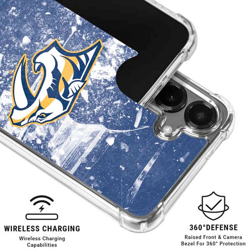 NHL Nashville Predators Frozen Galaxy S26 Plus Clear Case