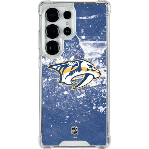 NHL Nashville Predators Frozen Galaxy S26 Ultra Clear Case