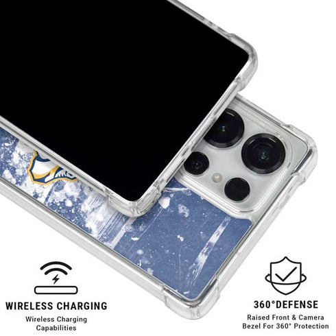 NHL Nashville Predators Frozen Galaxy S26 Ultra Clear Case