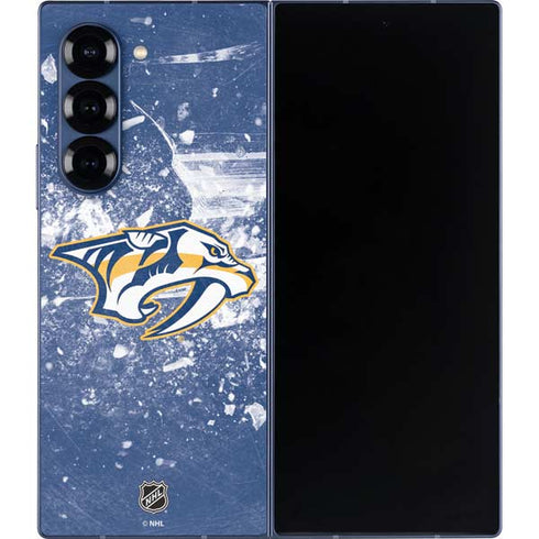 NHL Nashville Predators Frozen Galaxy Z Fold6 Skin