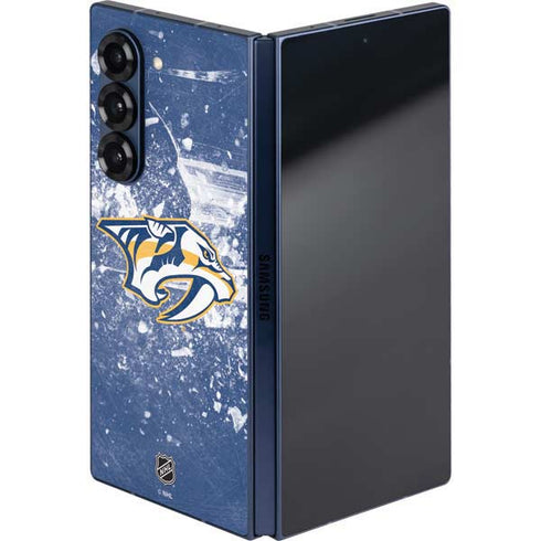NHL Nashville Predators Frozen Galaxy Z Fold6 Skin