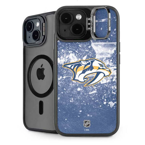 NHL Nashville Predators Frozen iPhone 14 Kickstand Case