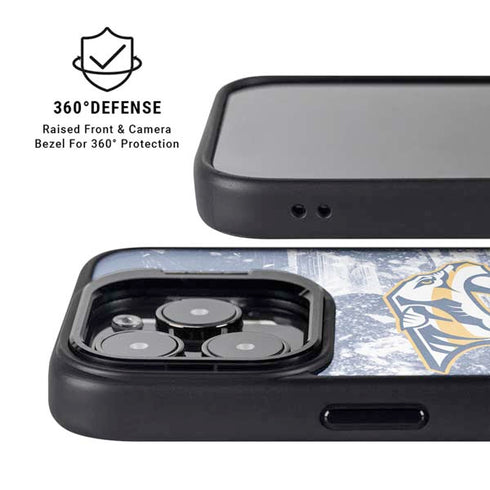 NHL Nashville Predators Frozen iPhone 14 Pro Kickstand Case