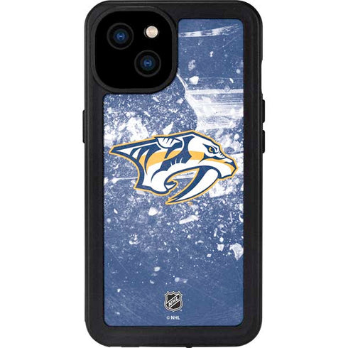 NHL Nashville Predators Frozen iPhone 15 Plus Waterproof Case