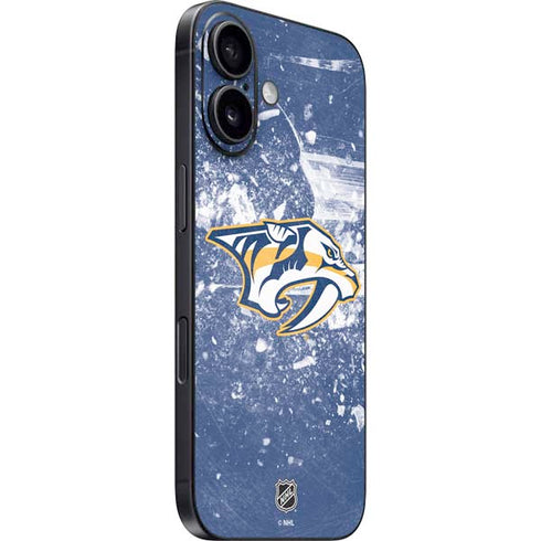 NHL Nashville Predators Frozen iPhone 16 Plus Skin