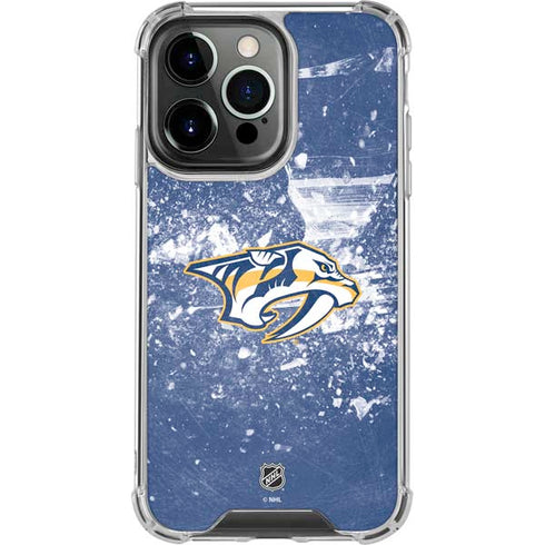 NHL Nashville Predators Frozen iPhone 16 Pro Clear Case