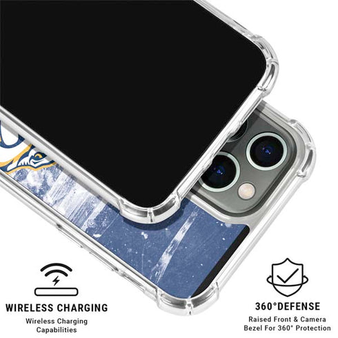 NHL Nashville Predators Frozen iPhone 16 Pro Clear Case