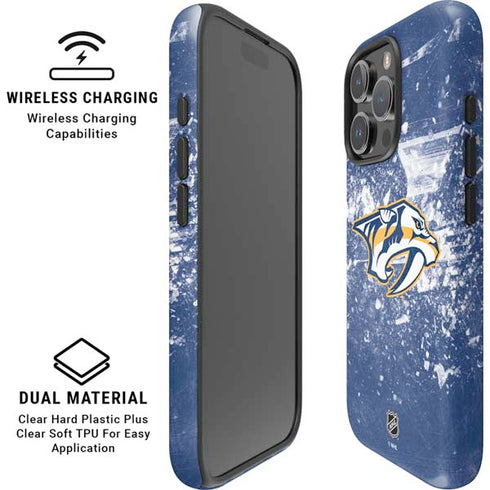 NHL Nashville Predators Frozen iPhone 16 Pro Magsafe Impact Case
