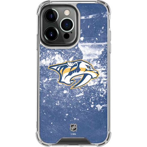 NHL Nashville Predators Frozen iPhone 16 Pro Max Clear Case