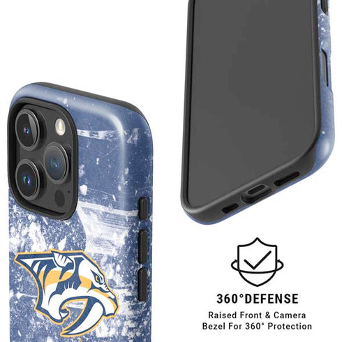 NHL Nashville Predators Frozen iPhone 16 Pro Max Magsafe Impact Case
