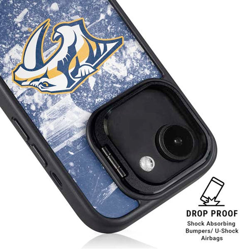 NHL Nashville Predators Frozen iPhone 16e Kickstand Case