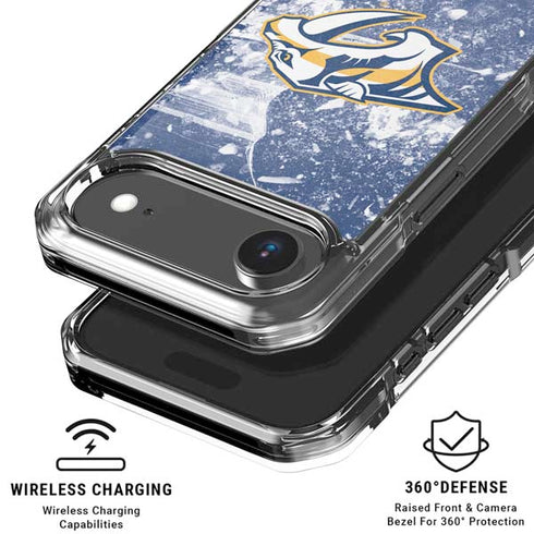 NHL Nashville Predators Frozen iPhone 17 Air Clear Case