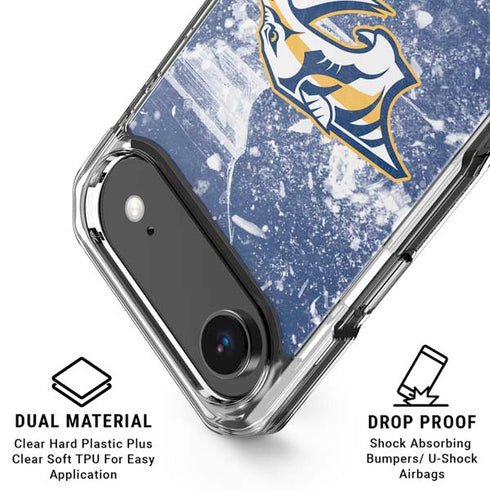 NHL Nashville Predators Frozen iPhone 17 Air Clear Case
