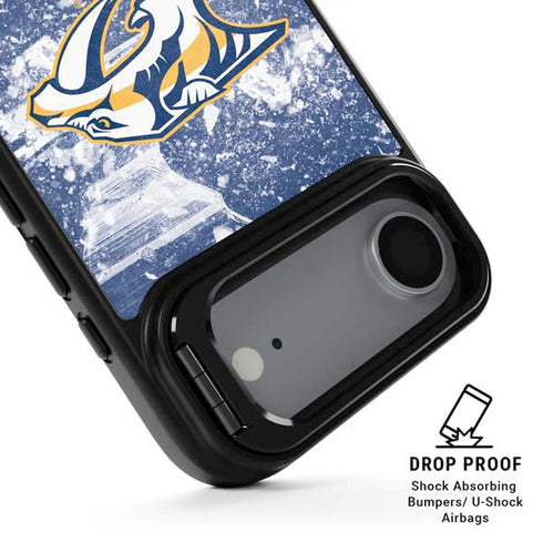 NHL Nashville Predators Frozen iPhone 17 Air Kickstand Case