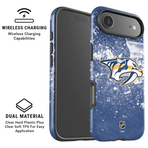 NHL Nashville Predators Frozen iPhone 17 Air Magsafe Impact Case