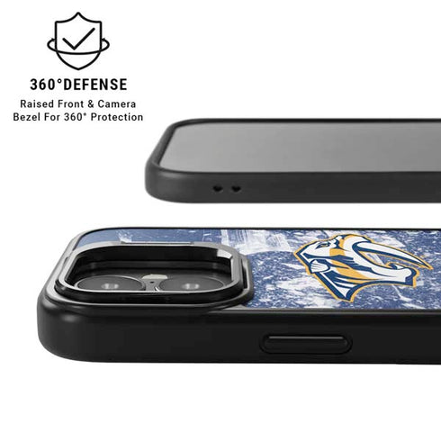 NHL Nashville Predators Frozen iPhone 17 Kickstand Case