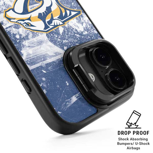 NHL Nashville Predators Frozen iPhone 17 Kickstand Case