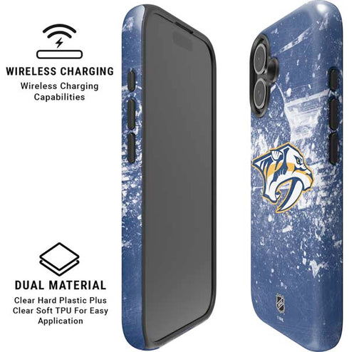 NHL Nashville Predators Frozen iPhone 17 Magsafe Impact Case