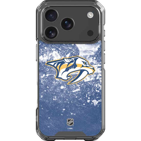 NHL Nashville Predators Frozen iPhone 17 Pro Clear Case