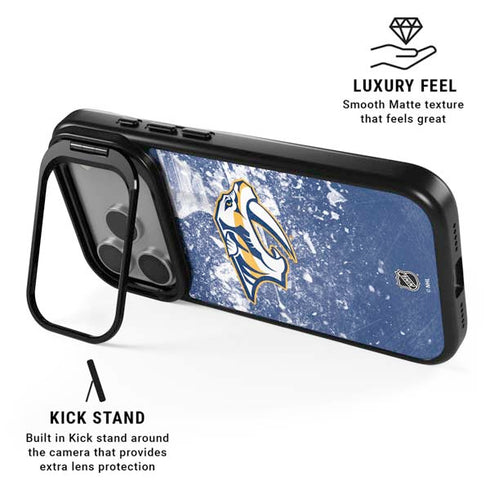 NHL Nashville Predators Frozen iPhone 17 Pro Kickstand Case