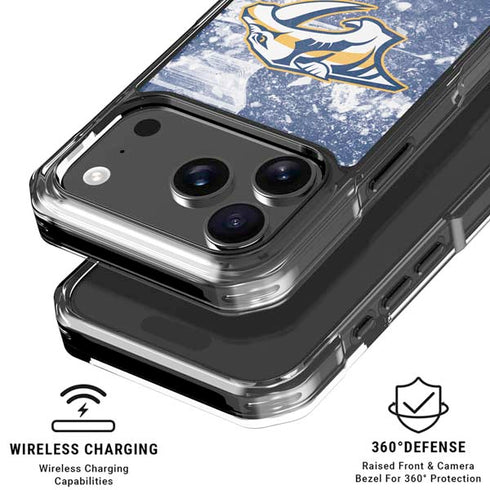 NHL Nashville Predators Frozen iPhone 17 Pro MagSafe Case