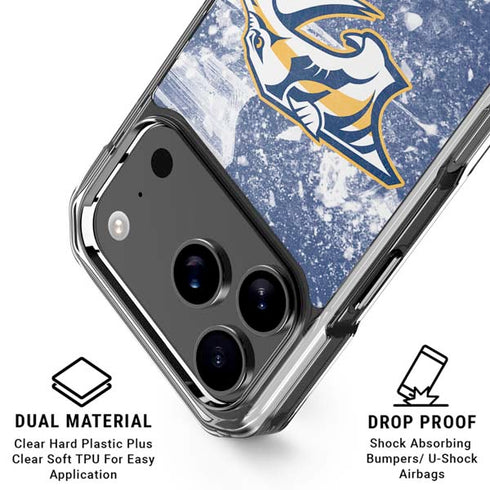 NHL Nashville Predators Frozen iPhone 17 Pro MagSafe Case