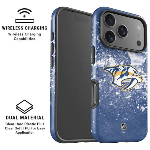 NHL Nashville Predators Frozen iPhone 17 Pro Magsafe Impact Case